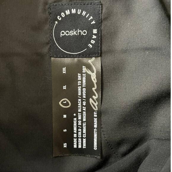 Paskho Straight Fit Black Track Pants Size Large - Picture 11 of 12